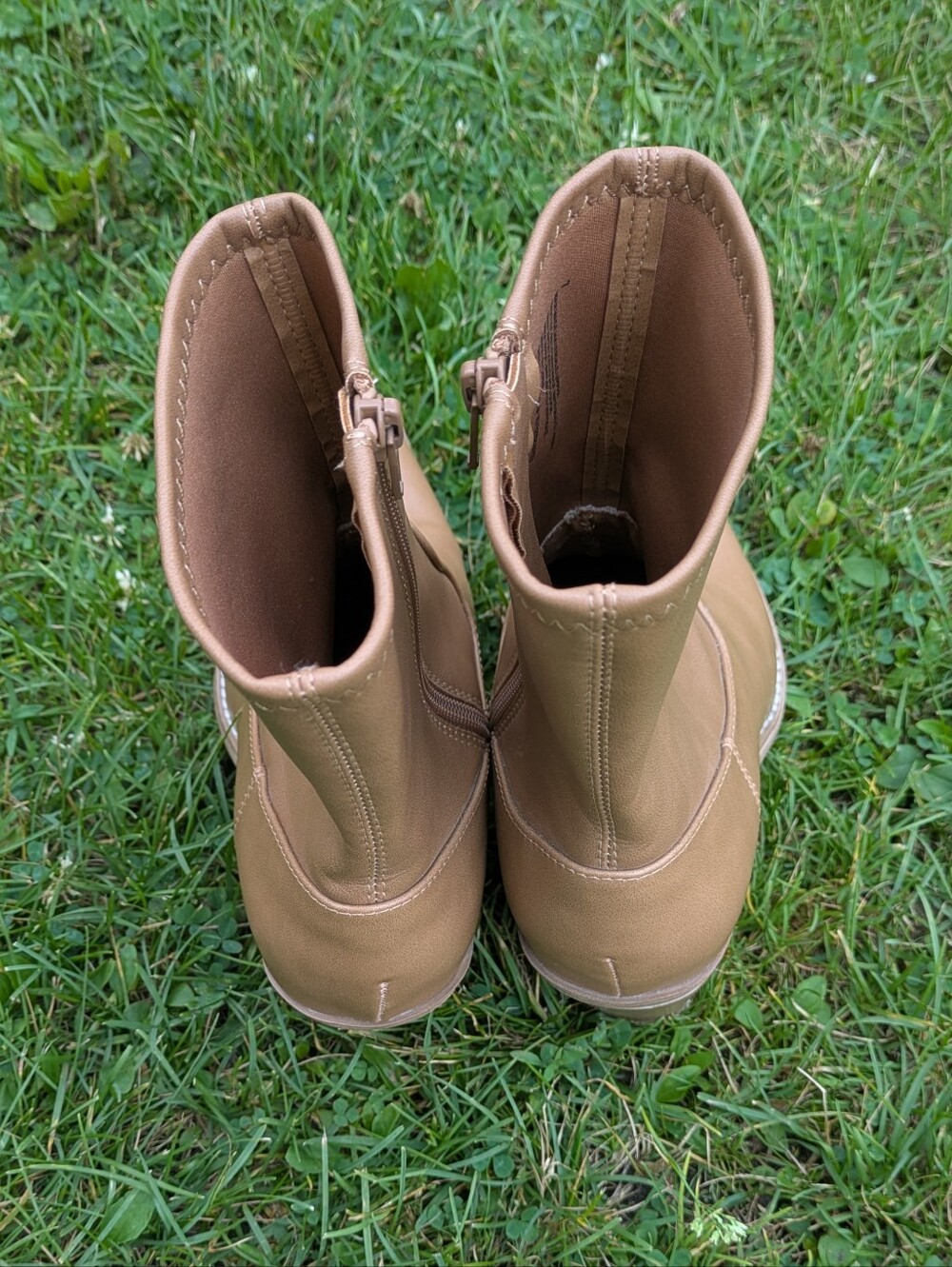 Universal Thread Tall Ankle Boot In Tan - Picture 2 of 12
